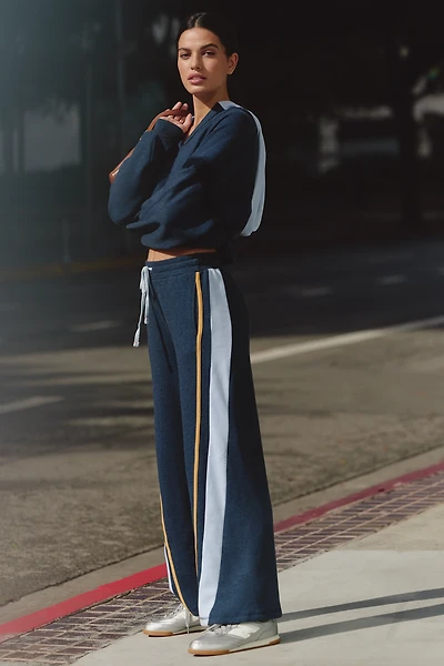 Sundry Wide-Leg Track Pants