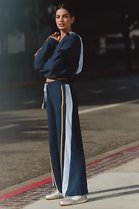 Sundry Wide-Leg Track Pants