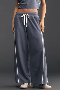 Daily Practice Piped Wide-Leg Pants