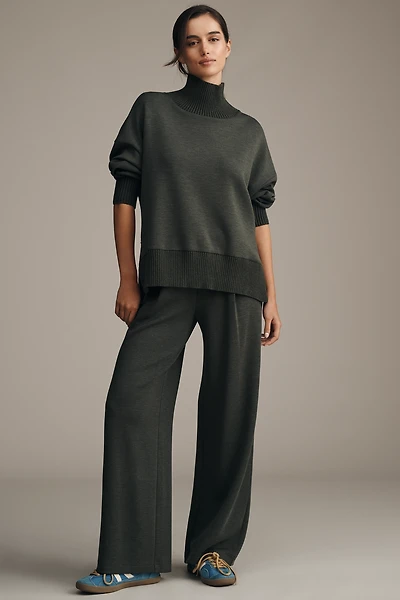 Varley Extra-Wide-Leg Pull-On Pants