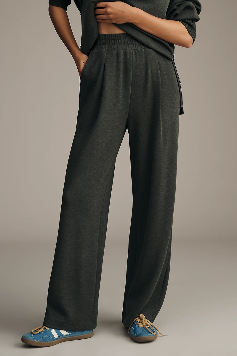 Varley Extra-Wide-Leg Pull-On Pants