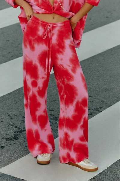 Electric & Rose Wool Cotton Knit Pants