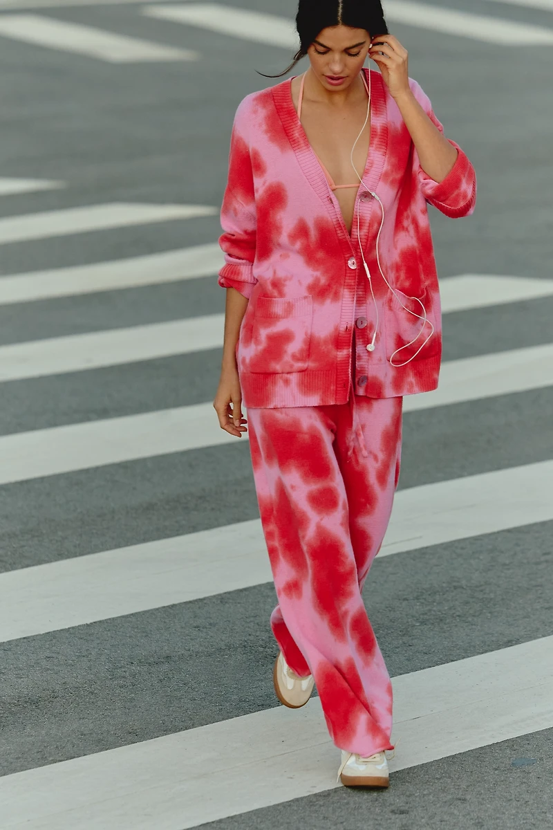 Electric & Rose Wool Cotton Knit Pants