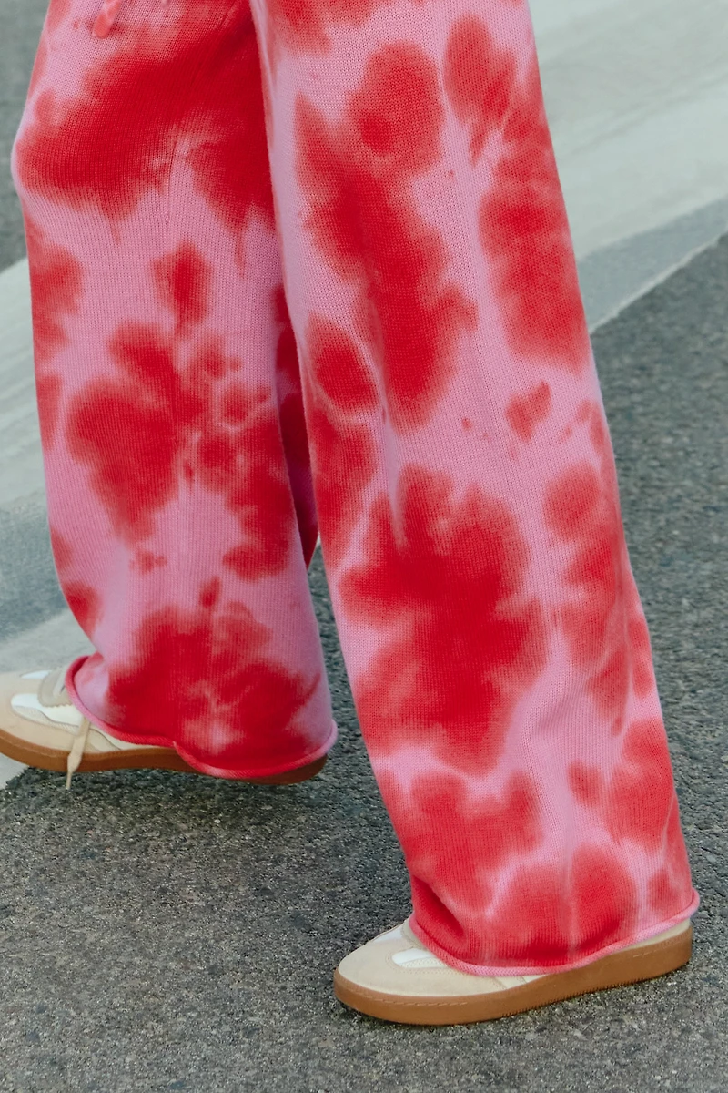 Electric & Rose Wool Cotton Knit Pants