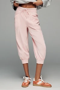 Daily Practice by Anthropologie Easygoing Capri Drawstring Sweatpants