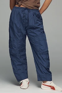 Daily Practice Tapered Drawstring Parachute Pants
