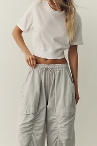 Daily Practice Lifeboat Wide-Leg Cropped Utility Pants