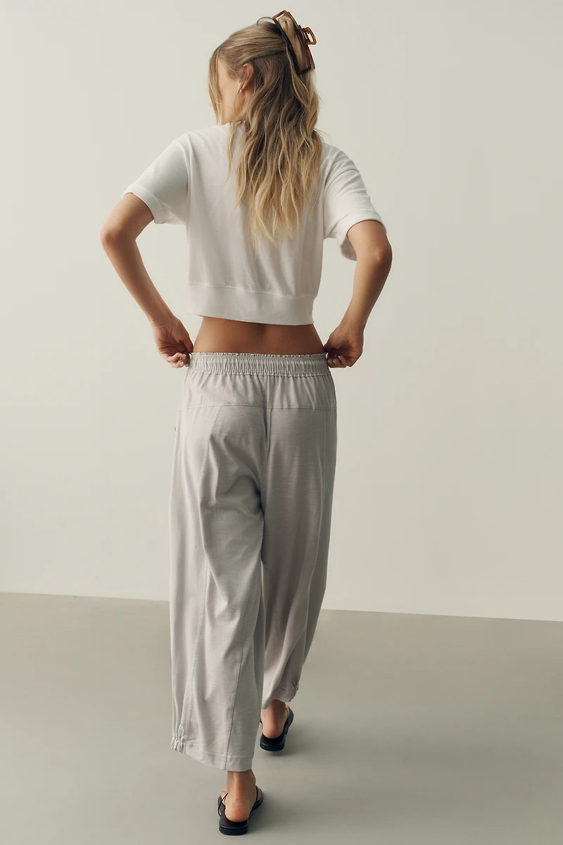 Daily Practice Lifeboat Wide-Leg Cropped Utility Pants