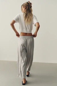 Daily Practice Lifeboat Wide-Leg Cropped Utility Pants