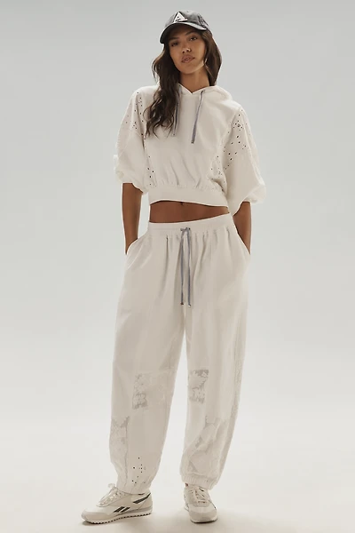 Daily Practice Rhythmic Lace Mesh Sweatpants