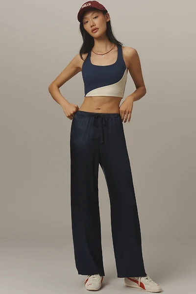 Michael Stars Jacqueline Satin Wide-Leg Pants
