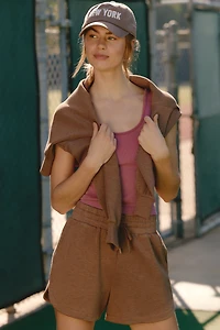 Varley Coulter High-Rise Pull-On Shorts