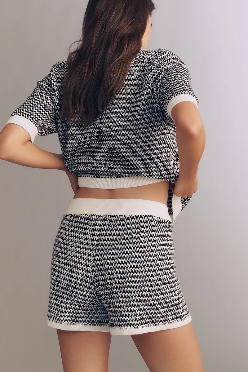 Varley Villiers Cotton Knit Shorts