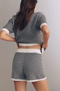 Varley Villiers Cotton Knit Shorts