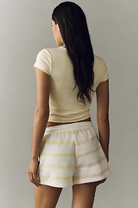 Daily Practice Cotton Colorblock Shorts