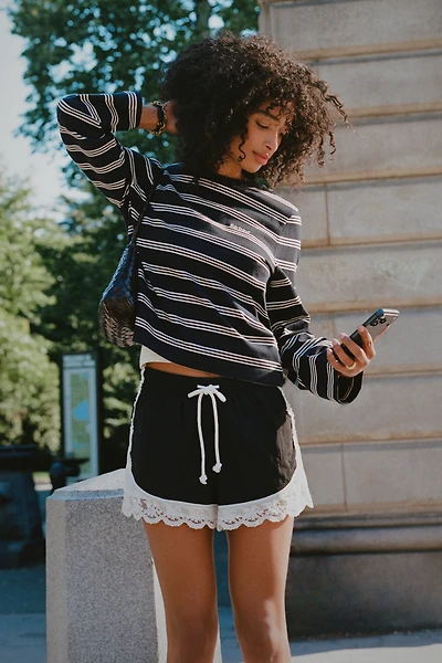 Daily Practice Take-Two Lace Shorts