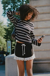 Daily Practice Take-Two Lace Shorts