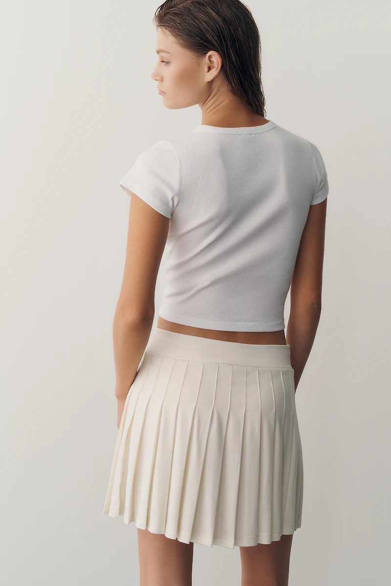 The Upside Cadiz Pleated Mini Skirt