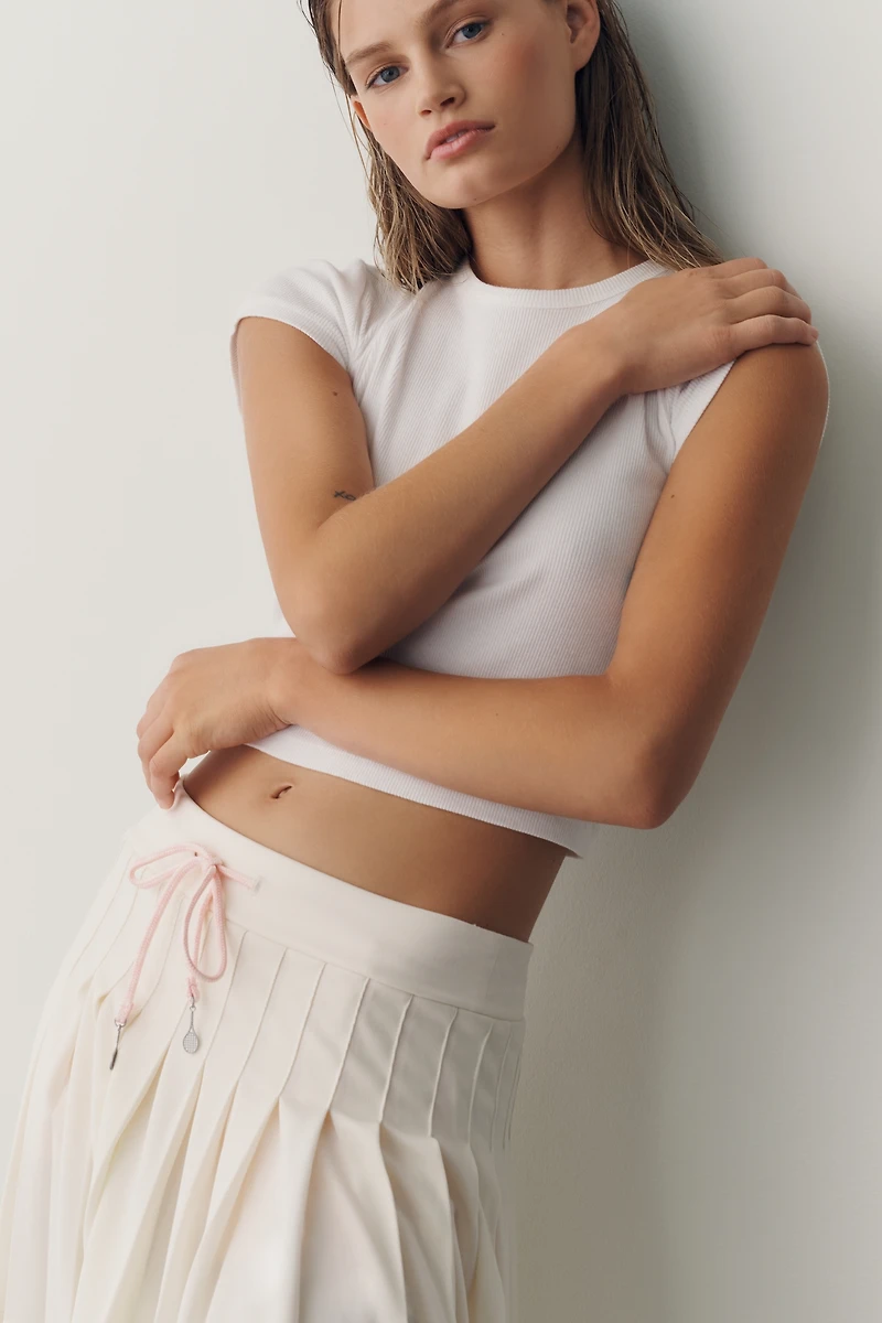 The Upside Cadiz Pleated Mini Skirt