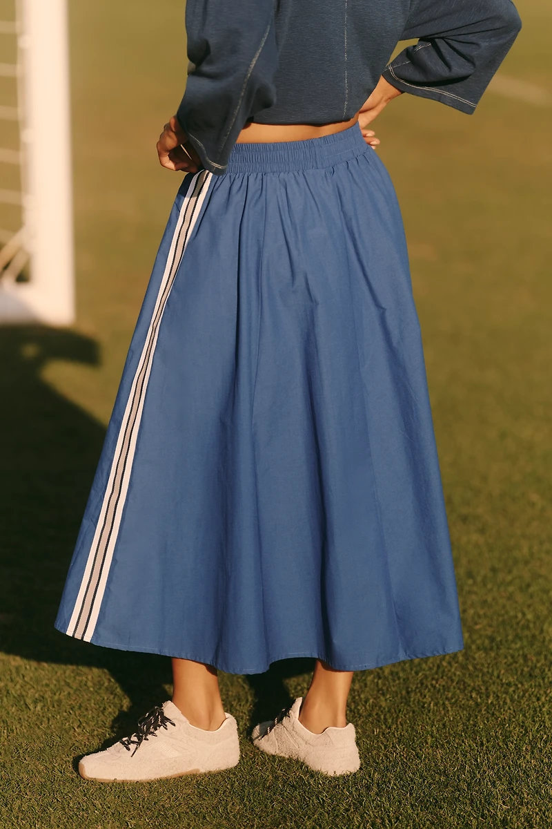 Daily Practice Game Day Track Midi Skirt