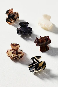 Speckled Mini Hair Clip Set
