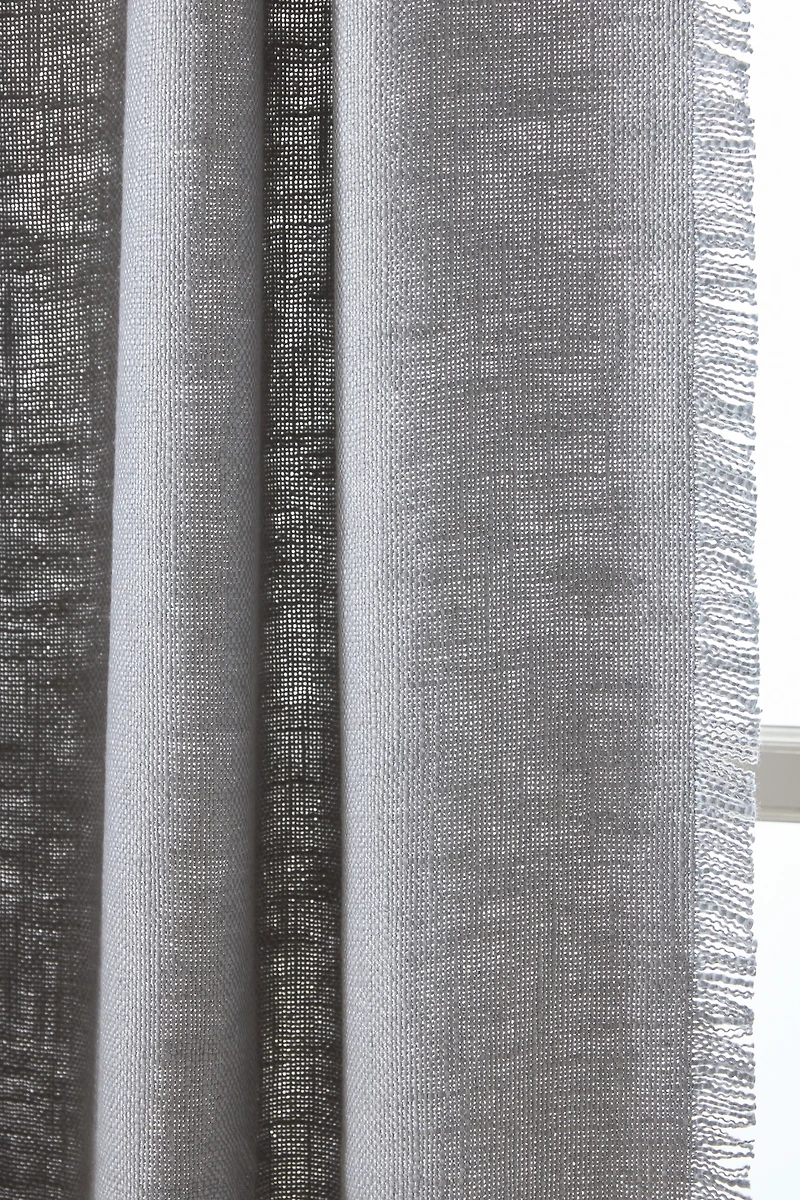 Luxe Linen Blend Woven Curtain