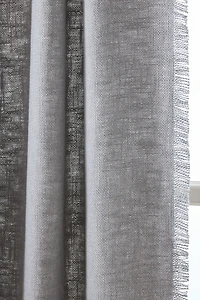 Luxe Linen Blend Woven Curtain