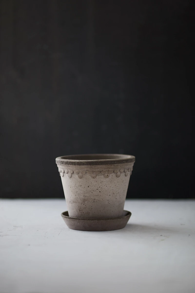 Bergs Copenhagen Terracotta Pot + Saucer Set