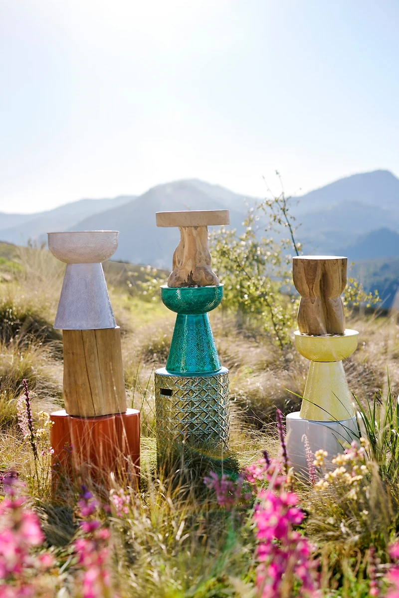Teak Root Side Table