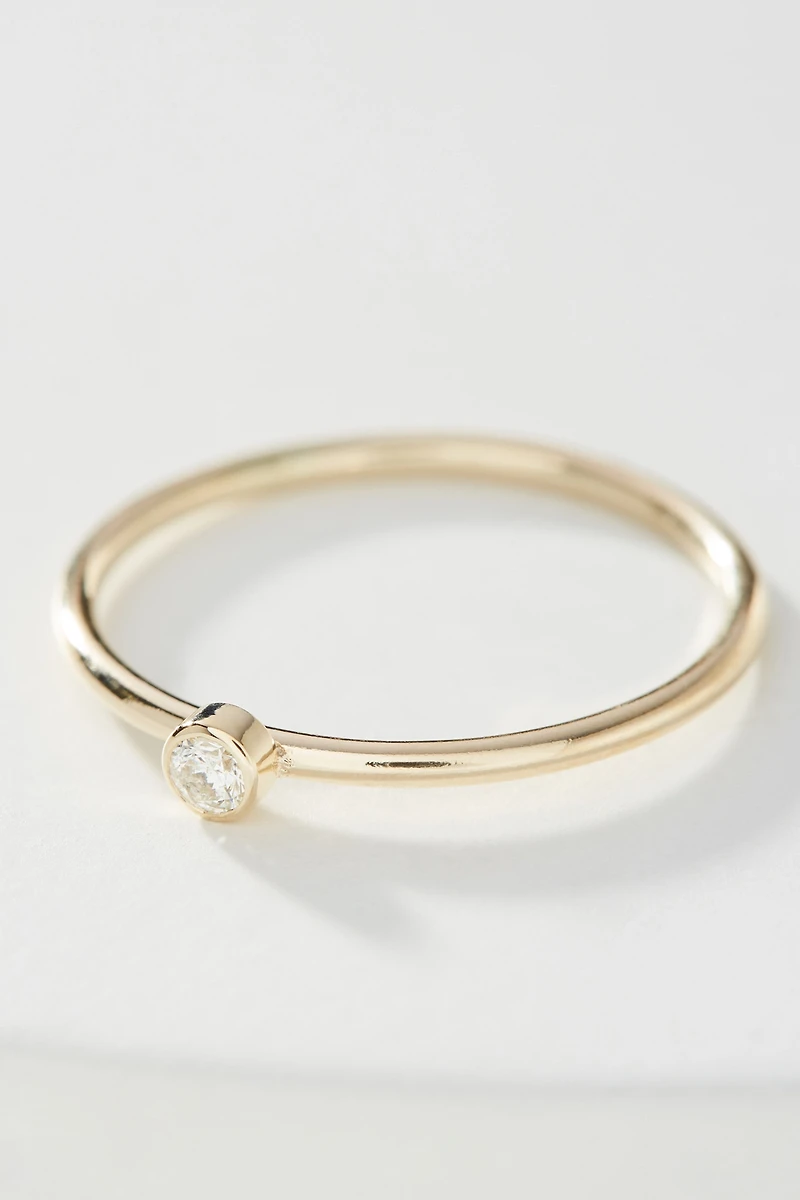 Maya Brenner 14K Yellow Gold Birthstone Ring