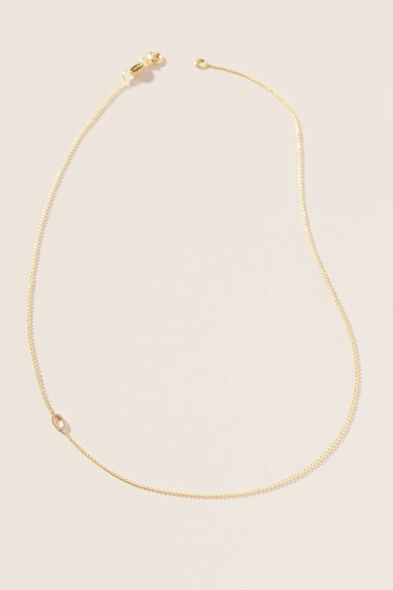 Maya Brenner 14k Gold Asymmetric Numeral Necklace