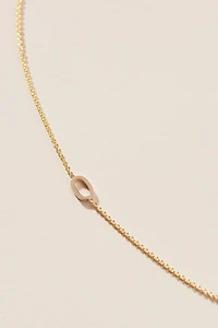 Maya Brenner 14k Gold Asymmetric Numeral Necklace
