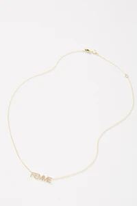 Maya Brenner 14k Gold Femme Necklace
