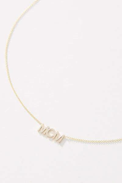 Maya Brenner 14k Gold Mom Necklace