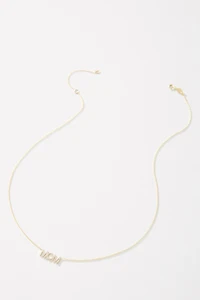 Maya Brenner 14k Gold Mom Necklace