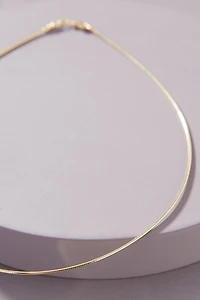 Maya Brenner 14k Gold Omega Necklace
