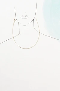 Maya Brenner 14k Gold Omega Necklace
