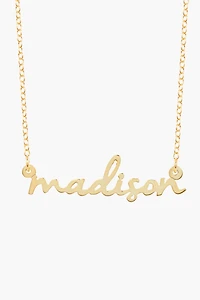 Brook & York Custom Mini Nameplate Necklace