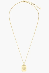 Brook & York Custom Monogram Pendant Necklace