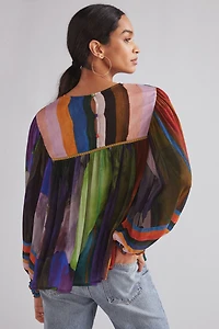 Bl-nk Miranda Peasant Blouse