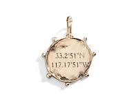 Three Sisters Jewelry Molten Doubloon Personalized Charm