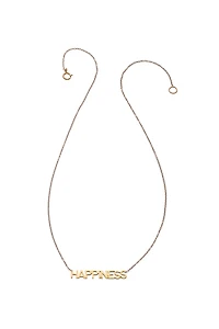 Heather Hawkins 14K Custom Block Print Necklace