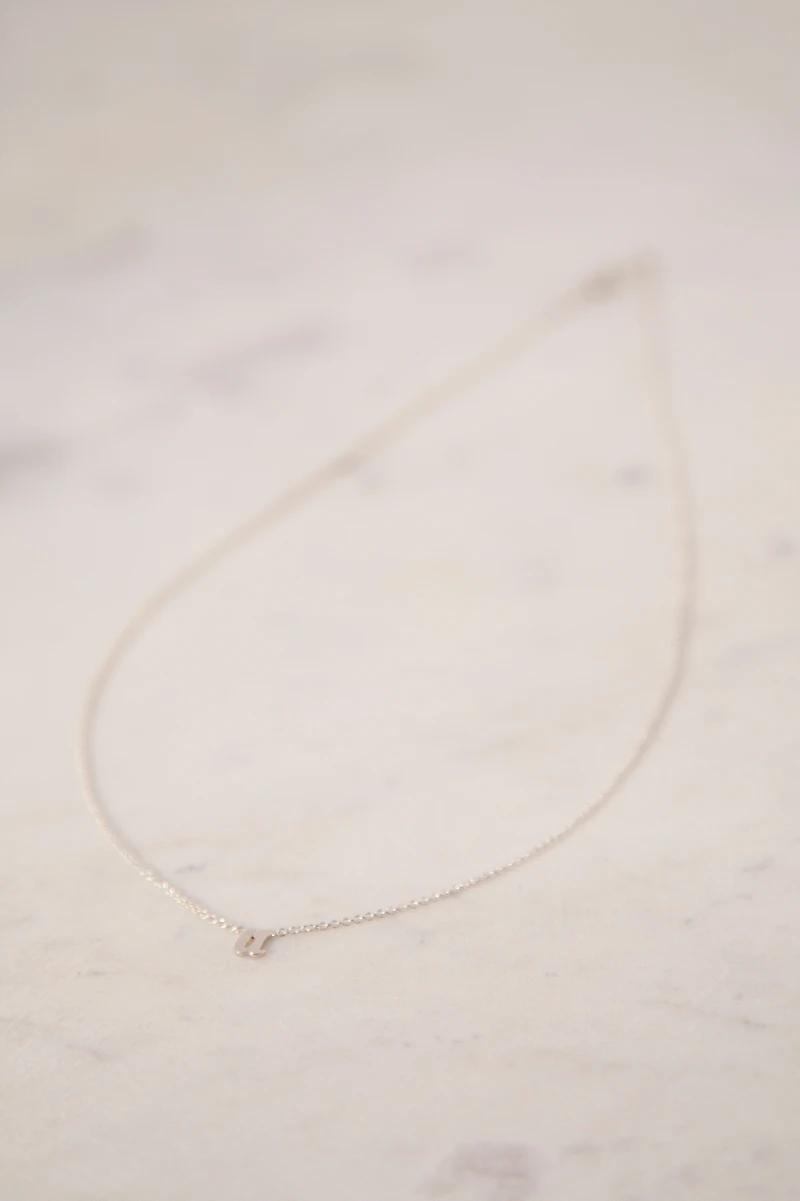 Heather Hawkins Sterling Silver Custom Initial Necklace