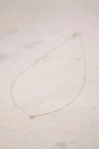 Heather Hawkins Sterling Silver Custom Initial Necklace