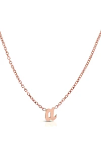Heather Hawkins 14K Rose Gold Custom Initial Necklace