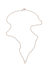 Heather Hawkins 14K Rose Gold Custom Initial Necklace
