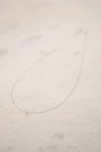 Heather Hawkins 14K White Gold Custom Initial Necklace