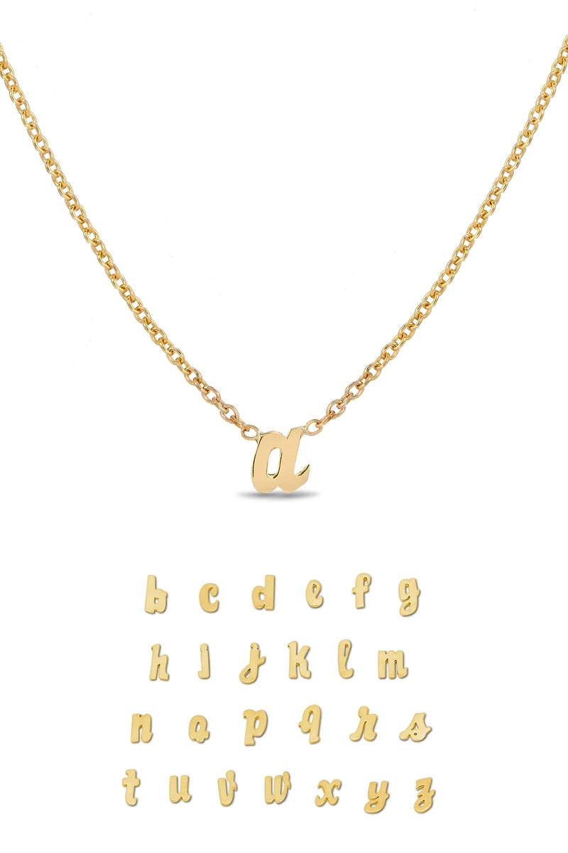Heather Hawkins 14K Yellow Gold Custom Initial Necklace