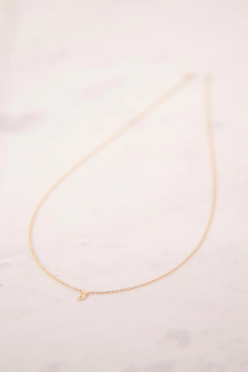 Heather Hawkins 14K Yellow Gold Custom Initial Necklace