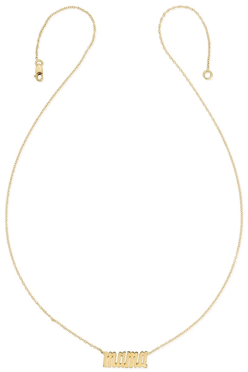 Heather Hawkins 14K Custom Script Necklace